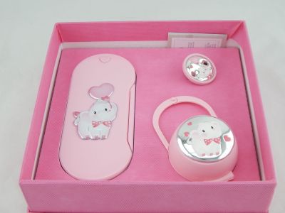 Catenella Portaciuccio In Silicone - 2 Pezzi Per Neonati, Regalo Per Battesimo O Compleanno - Foto 2