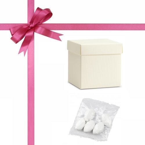 Darling Souvenir 50 Sacchetti Regalo In Raso Con Coulisse, Sacchetti